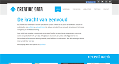 Desktop Screenshot of creativedata.nl