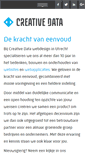 Mobile Screenshot of creativedata.nl