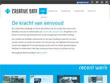 Tablet Screenshot of creativedata.nl